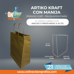 Bolsa Artiko Kraft