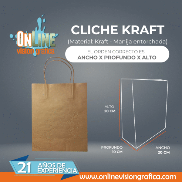 Bolsa Cliche Kraft