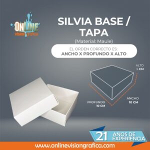 CAJA SILVIA BASE/ TAPA