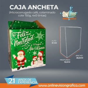 CAJA ANCHETA VERDE