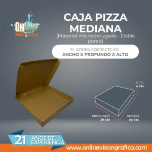 CAJA PIZZA MEDIANA