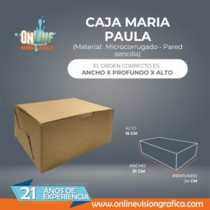 CAJA MARIA PAULA