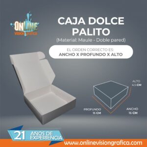 CAJA DOLCE PALITO